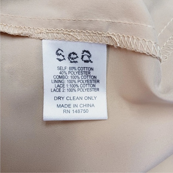 Sea New York Black and White Lola Lace Marcame Knit Assymetrical Hem Dress 6 - Picture 7 of 7